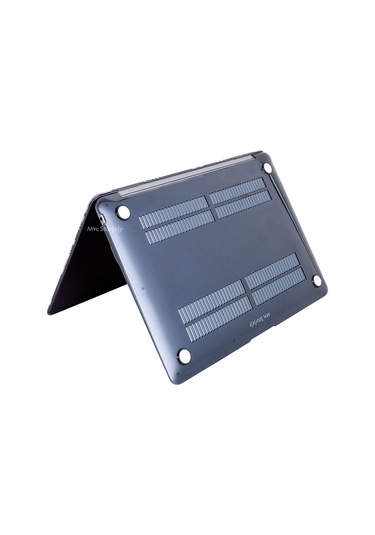 Macbook Air Kılıf 13.6 İnç M2-m3, Flower-01nl Touchıd'li Air M2-m3 A2681 A3113 İle Uyumlu Pembe Mavi