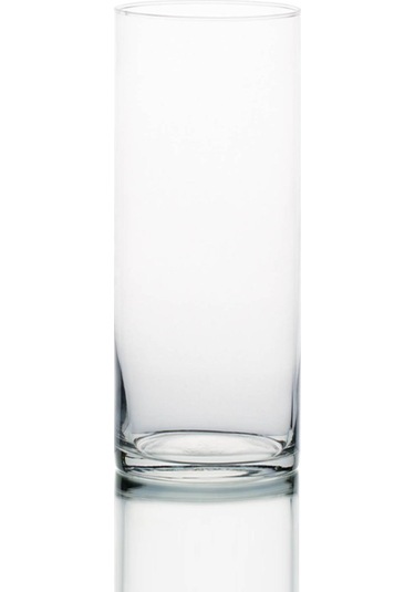 4 Lü Set Cam Vazo İçi Siyah Set Mum Siyah