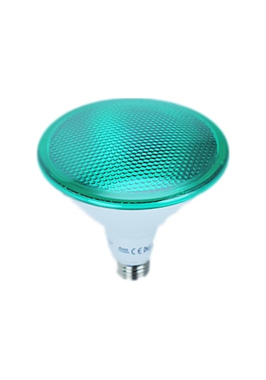 Ecolite 8W 220-240V E27 Par38 Yeşil Cam Led Ampul