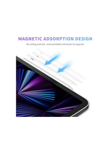 iPad 10,9 10.nesil Uyumlu Avuç İçi Reddetmeli Dokunmatik Özel Çizim Ve Yazı Kalemi Mpq03tu/a-mpq13tu/a-mpq23tu/a-mpq33tu/a