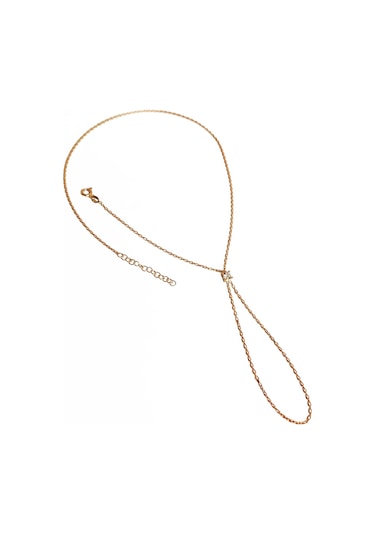 Tek Taşlı Gümüş Şahmeran Bileklik - Rose Renk Gold