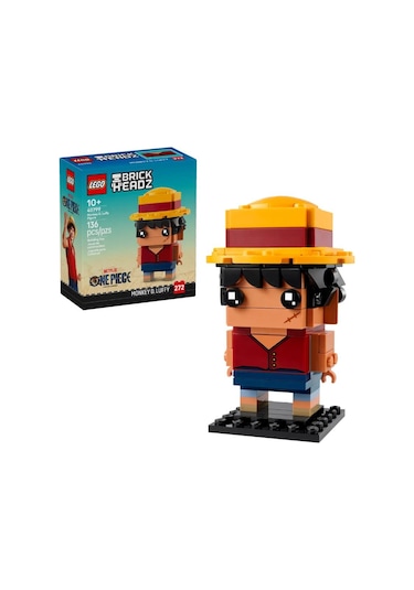 Lego Brickheadz One Piece Monkey D. Luffy Figure 40799