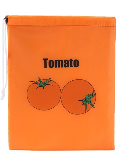 Suntek Alışveriş İçin Alüminyum Folyo Astarlı Bağcıklı Turuncu