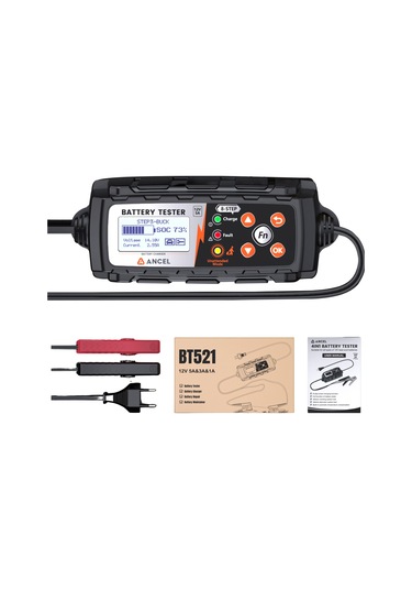 Ancel Bt521 12v Akü Şarj , Akü Test Ve Akü Tamir Cihazı