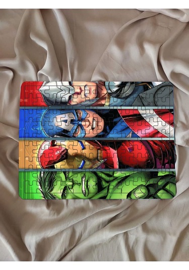 Çocuk Puzzle Ahşap Marvel 2 108 Parça Mobilya