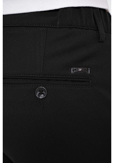 P 1200 Pantolon Comfort Siyah Casual Siyah