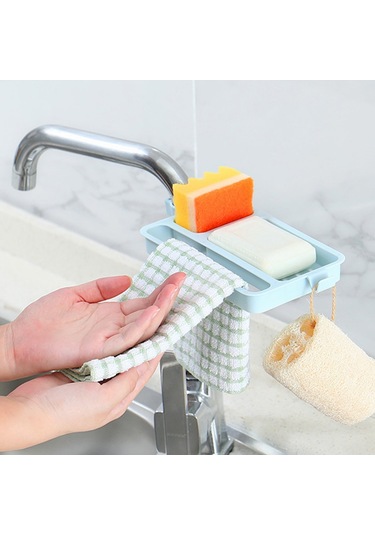 Büro Ev Ofis Banyo Mutfak Düzeni İçin Sabitlenir Havlu Askılı Sünger Sabun Aparatı Diğer