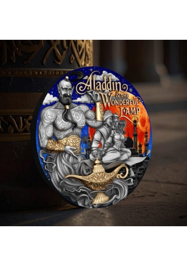 Agakulche Alaaddin'in Sihirli Lambası Gümüş Sikke Coin