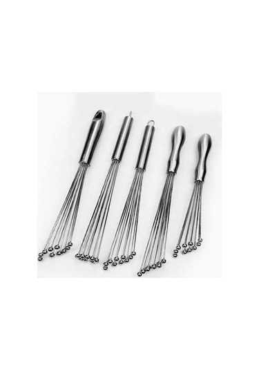 Fastbuy Manuel Çırpma Teli Paslanmaz Çelik Cam Boncuk Yumurta El Tipi 12 İnç Mutfak Ürünü Ev Kullanımı Diğer Diğer