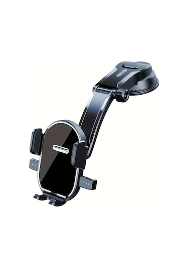 Primepickings Black 360 Derece Dönebilen Emiş Kupalı Telefon Tutucu Dayanıklı Abs Malzeme Güvenli Bağlantı