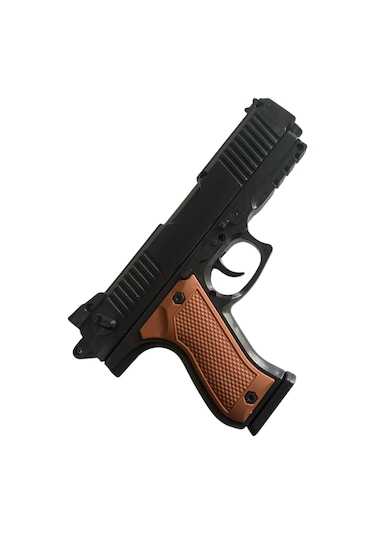 Boncuk Atan Tabanca 2 Adet Kahverengi + 10 Paket Mermi Kahverengi