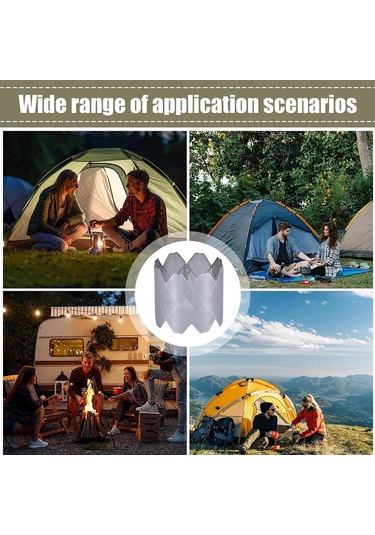 Suntek Kamp Ocağı Ön Camı Sırt Çantasıyla Gezinti Arka