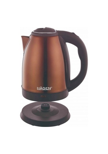 Kablosuz Su Isıtıcısı 1,8 L Paslanmaz Çelik Bakır Hagen Ha5525-cop Diğer