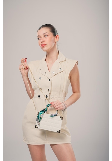 Ççs Kadın 17868 Omuz Ve Kol Çantası Beyaz