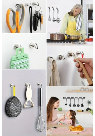 Buffer Güçlü Manyetik Mutfak,banyolar İçin Çok Amaçlı 2'li Magnet Askı Çok Renkli