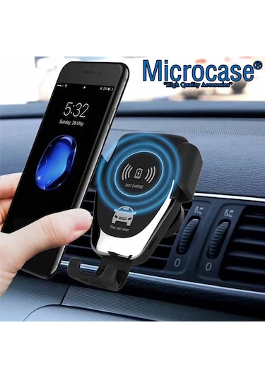 Araç İçi Wireless Kablosuz Şarj Özellik Telefon Tutucu Q12 AL3527