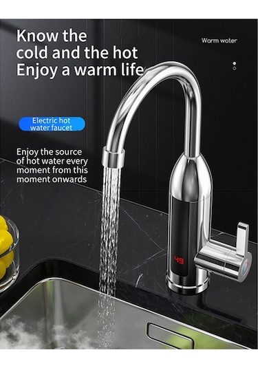 Xurunkeji Elektrikli Mutfak Su Isıtıcı Musluğu Anında Sıcak Paslanmaz Çelik Su Musluğu Isıtıcı Soğuk Isıtma Musluğu Ab Fişi, A GÜMÜŞ Xurunkeji Elektrikli Mutfak Su Isıtıcı Musluğu Anında Sıcak Paslanmaz Çelik Su Musluğu Isıtıcı Soğuk Isıtma Musluğu Ab Fişi, A GÜMÜŞ