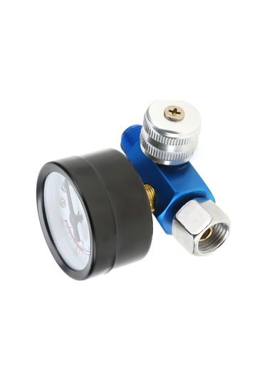 Ximistore9 Pnömatik Boya Spreyi G1/4" Telli Basınç Regülatörü - 0-10bar 0-150psı Gerçek Zamanlı Basınç Kontrolü Aracı