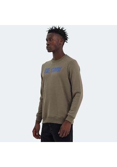 The Crow THE CROW Erkek  Zeytin Yeşil Sweatshirt