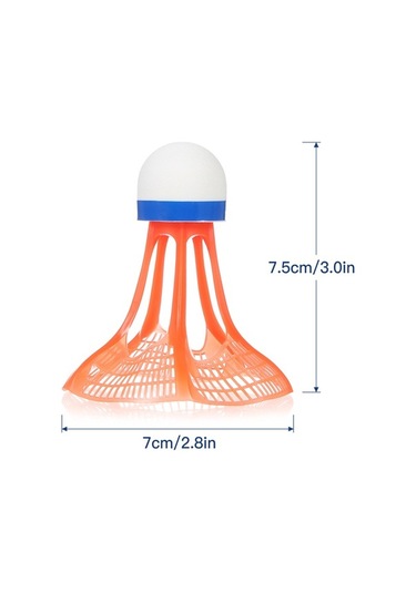 Flybuy Ve Topu Rüzgara Nylon Mekan Kullanımı İç Dış Dayanıklı Dayanıklı Badminton Adet 3 - Yj