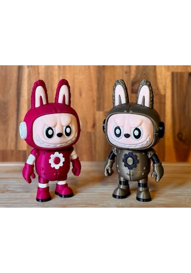 Mekanik Dişli Tavşanlar 2 Li Gear Rabbits - Koleksiyon Serisi Labubu