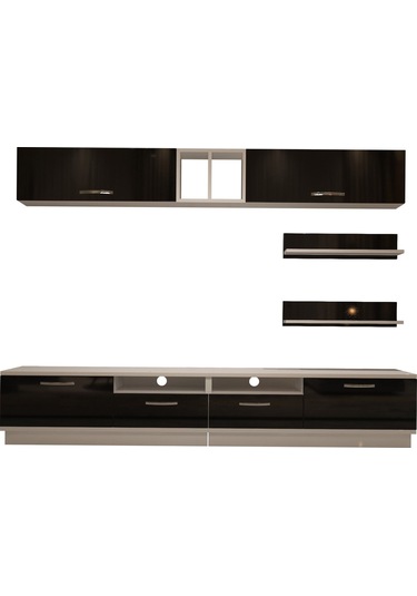 Decoraktiv Trendstyle 5220 Slm Tv Ünitesi Tv Sehpası Beyaz - Siyah