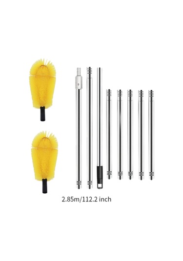 Suntek Oluk Temizleme Fırçası Kolay 2,85m-8-bölüm-çubuklar