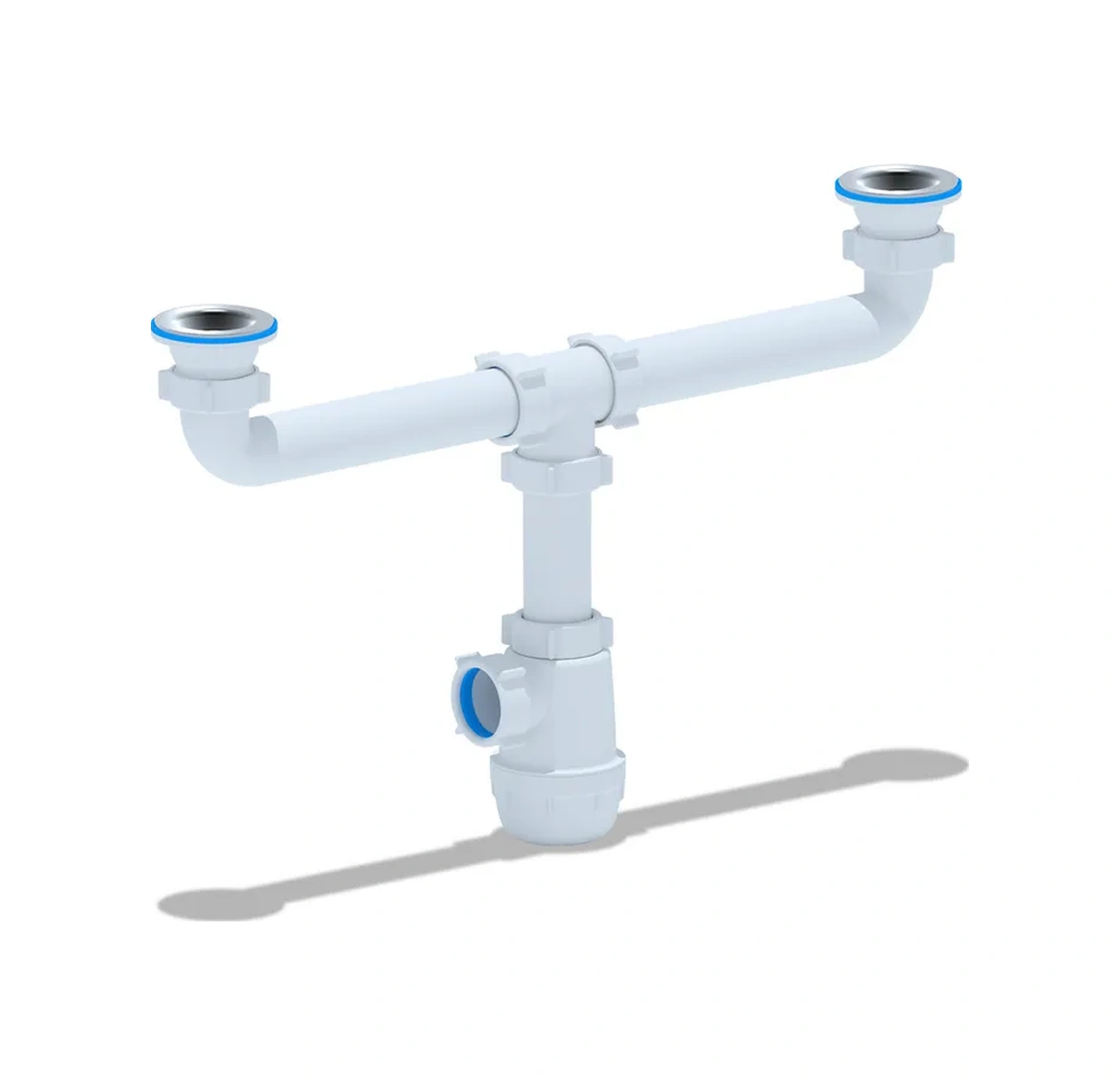 Anı Plast Mutfak Lavabosu İçin Sıhonia Anı Plast A3000, 1 1/2"x40 Çift 316836824