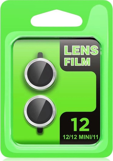 Mey İthalat Apple, Uyumlu iPhone 12 Raze Metal Kamera Lens - Kırmızı