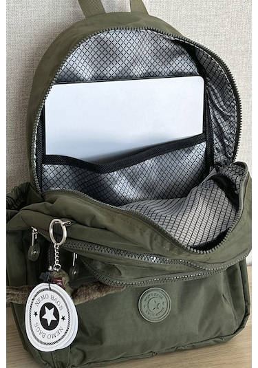 Nemo Group Sırt Çantası Haki Krinkıl Kumaş Suya Dayanıklı Haki