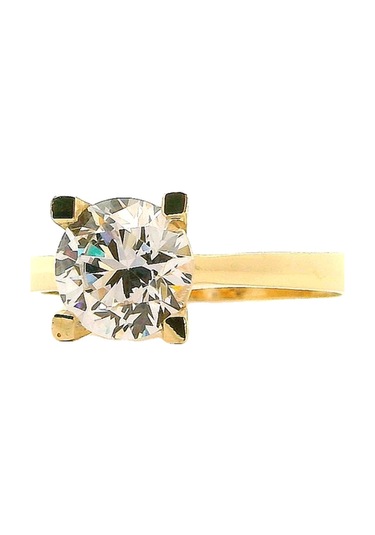 Cigold Tektaş Yüzük 14 Ayar Altın 2.33 Gr Oa-k21601029218 Renkli