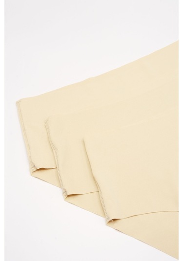 Nbb Kadın Ten Renk Lazer Kesim İz Yapmaz Yüksek Bel Külot Ten