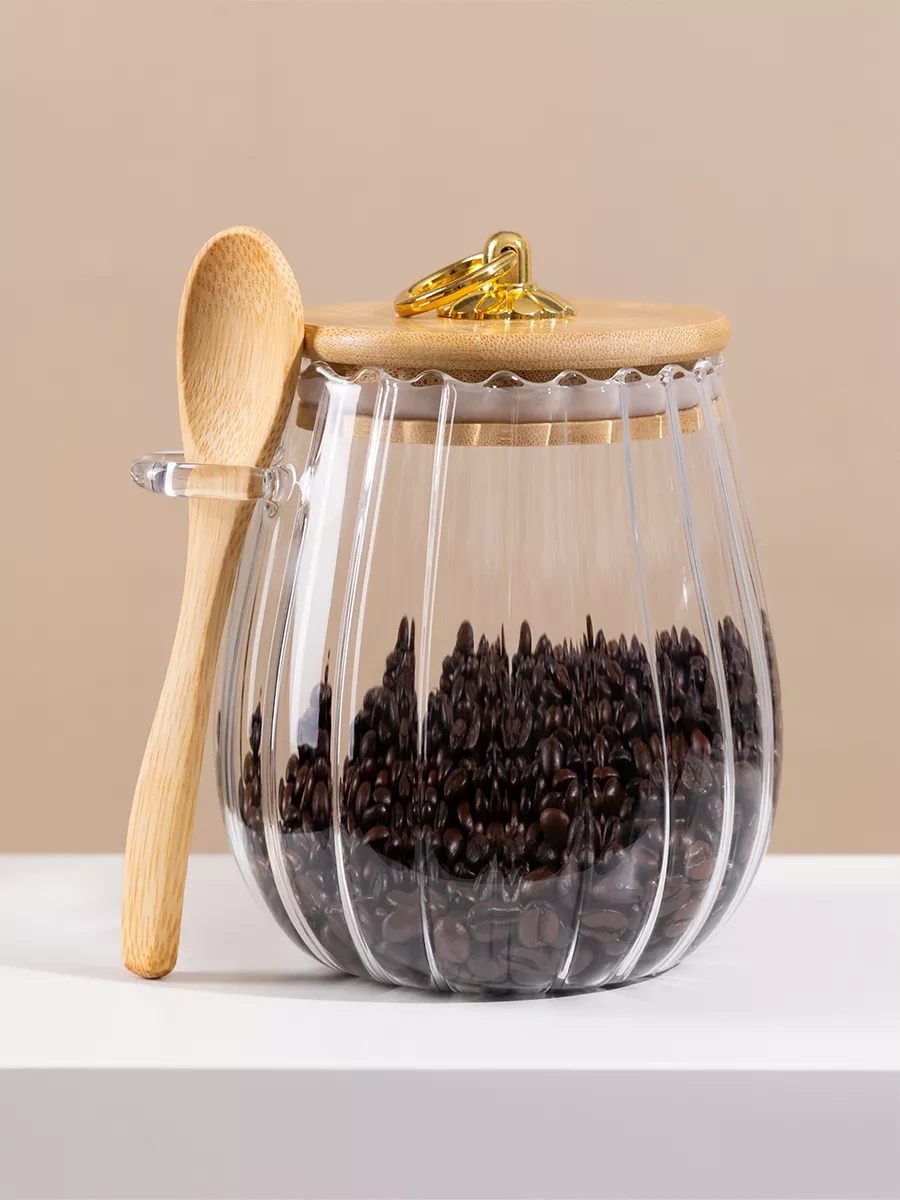 Homelabshop Kapaklı Ve Kaşıklı Cam Şekerlik 207310784 Beyaz