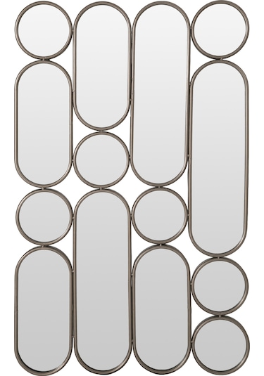 Mudo Home Space Duvar Aynası 72x3x116 Gri