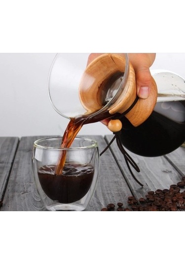 Filtre Kahve Demliği 400 ML Şeffaf