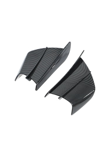 Lemestar Motosiklet Universal Abs Rüzgar Kanadı - Parlak Karbon Fiber Desenli, Spor Performansı Artırıcı, Bmw Honda Yamaha Kawasaki Uyumlu Diğer