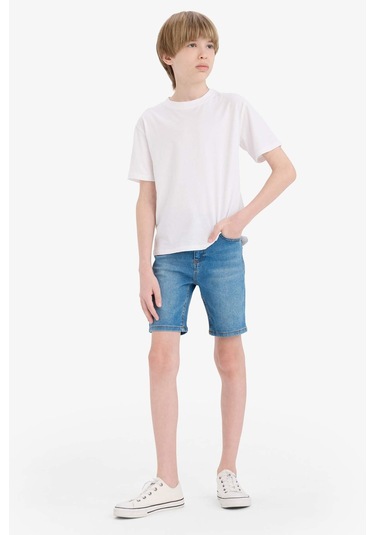 DeFacto Erkek Çocuk Jean Şort D7899A825SMNM28