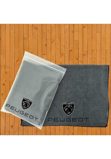 Mikrofiber Oto Kurulama Yıkama Havlusu 50x70 Cm Araba Logolu Bez6