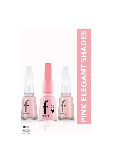 Flormar Pink Elegant Shades Oje Seti 3'lü