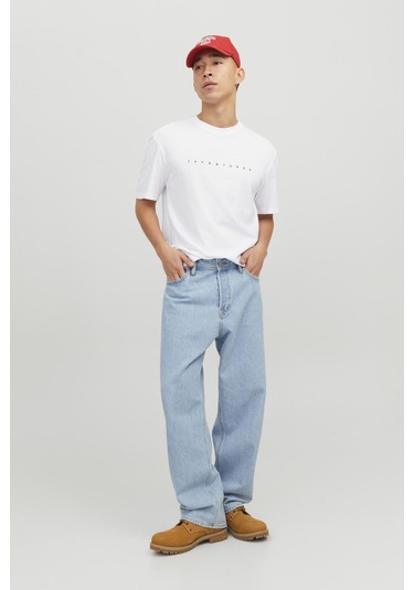 Jack &amp Jones Jjestar Jj Tee Ss Noos Beyaz Erkek Kısa Kol T-shirt 000000000101927702 Beyaz