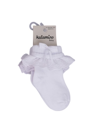 Katamino Adriyan Bebek Çorabı 46341 Beyaz