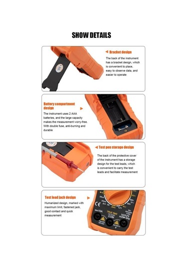 Wellhise VC205A El Fenerli Multimetre