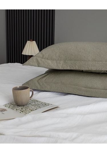 Madame Coco Meleni Tek Kişilik Comforter Set - Haki Çok Renkli