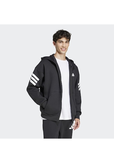 Adidas Jd4827 M Fı 3s Fz Erkek Tracktop Siyah