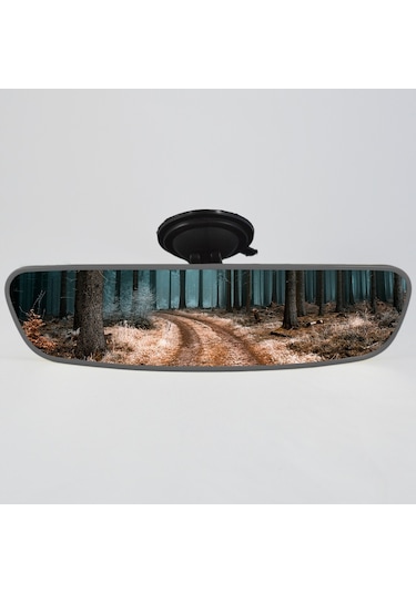 Pırlanta-5 Vantuzlu Universal Dikiz Aynası 25X6 Cm 6 Renk