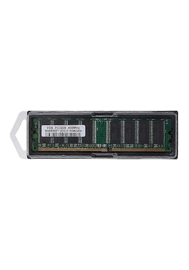 Wezone 2 Adet 1gb Ddr1-400mhz Masaüstü Bellek Modülü, Pc3200, 184 Pin, Cl3, Yeşil
