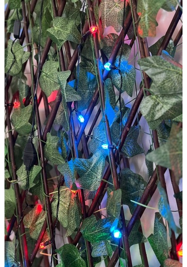 Jasper Yapay Çit Akardiyon 120cmx3m Ve 4,80 Metre 28 Ledli Fişli Led Işık Dekor Lambası