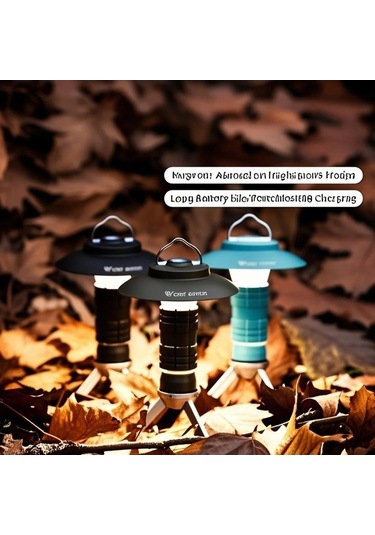 Maoyaya Taşınabilir Manyetik Kamp Feneri, Led Çadır Aydınlatma, Acil Durum El Feneri, Yeşil Renk Yeşil Yeşil