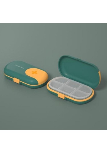 Pazly Yeşil Suntek Seyahat Magideal Hapı Düzenleyici Cep Çantası Çanta Og Yeşil