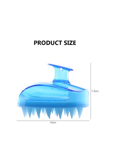 Qingmipy Yumuşak Silikon Şampuan Fırçası - Saç Ve Kafa Derisi Masajı İçin Rahatlatıcı Fırça